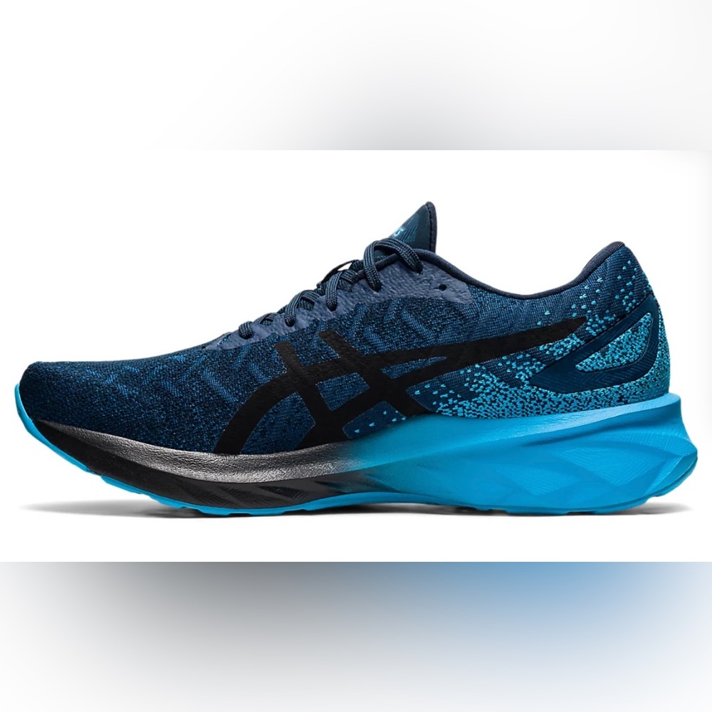 ASICS DYNABLAST, Size 15, Color: Blue and black